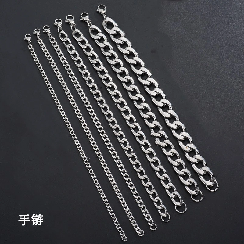 Bag Jewelry Accessories Metal Stainless Steel Nk Figaro Chain