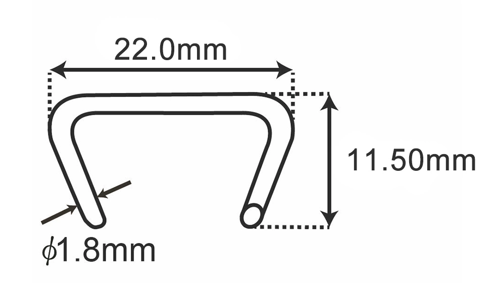 Hr22 D Rings Sr15 Hog Rings for Mattress Clips