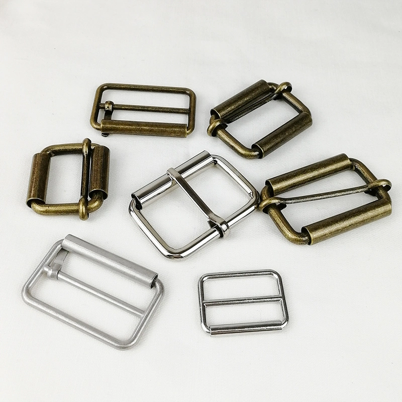 Metal Gold/Silver/Antique Brass Pin Buckle Bag Strap Belt Buckles