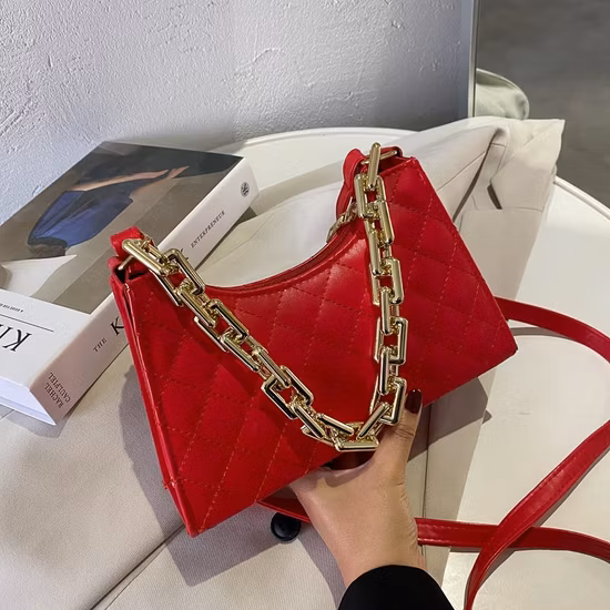 Cadena gruesa de resina para mujer, cadena de plástico Retro acrílica para bolso, accesorios, decoración con asa para bolso de mujer